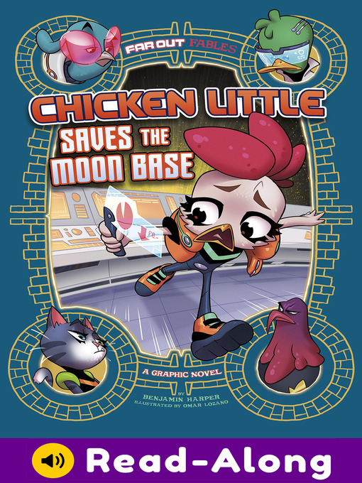 Cover image for Chicken Little Saves the Moon Base